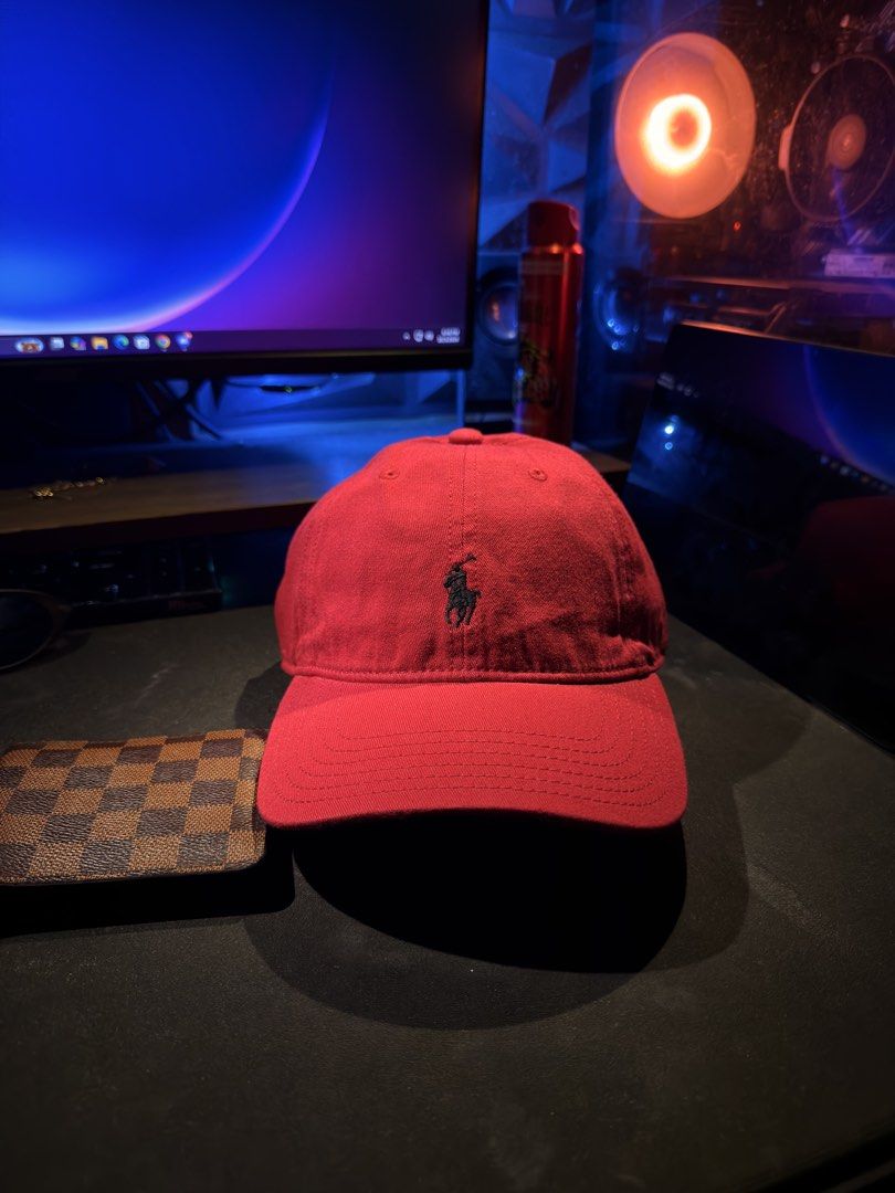 Ralph Lauren Baseball Cap BNEW (Category: Caps & Hats) located in Manila. Submitted by tindero-ng-damit (Listing ID 1465680848, Image 1). Description: Ralph Lauren Baseball Cap Cotton Chino - Red Bnew and never worn One size fits all Authentic.