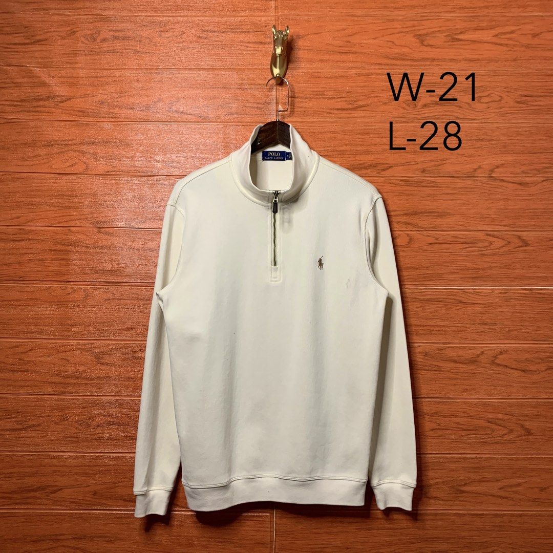 Ralph Lauren RL Cream Quarter zip (Category: Formal Shirts) located in Quezon City. Submitted by donklasiko (Listing ID 1465635911, Image 2). Description: Condition: 9.5+/10 Pristine condition Issue: non Refer to the dimension 🤗 PM FOR MORE DETAILS NO RETURN, NO EXCHANGE & NO REFUND! ✅I ALSO ACCEPT TRADE/SWAP TO ANYTHING JUST DROP YOUR OFFER Please manage your expectations, this is a secondhand item. What you see is what you get 😊 💵MOP: GCASH,