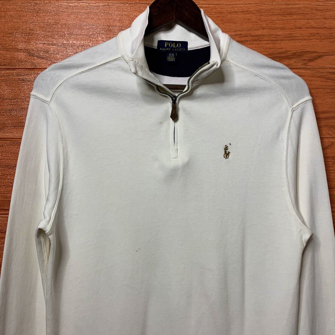 Ralph Lauren RL Cream Quarter zip (Category: Formal Shirts) located in Quezon City. Submitted by donklasiko (Listing ID 1465640326, Image 3). Description: Condition: 9.5+/10 Pristine condition Issue: non Refer to the dimension 🤗 PM FOR MORE DETAILS NO RETURN, NO EXCHANGE & NO REFUND! ✅I ALSO ACCEPT TRADE/SWAP TO ANYTHING JUST DROP YOUR OFFER Please manage your expectations, this is a secondhand item. What you see is what you get 😊 💵MOP: GCASH,