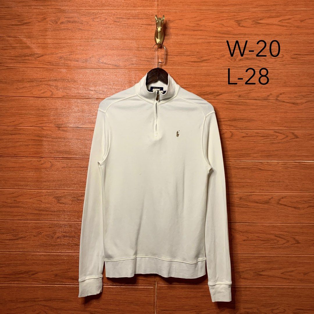 Ralph Lauren RL Cream Quarter zip (Category: Formal Shirts) located in Quezon City. Submitted by donklasiko (Listing ID 1465640326, Image 2). Description: Condition: 9.5+/10 Pristine condition Issue: non Refer to the dimension 🤗 PM FOR MORE DETAILS NO RETURN, NO EXCHANGE & NO REFUND! ✅I ALSO ACCEPT TRADE/SWAP TO ANYTHING JUST DROP YOUR OFFER Please manage your expectations, this is a secondhand item. What you see is what you get 😊 💵MOP: GCASH,