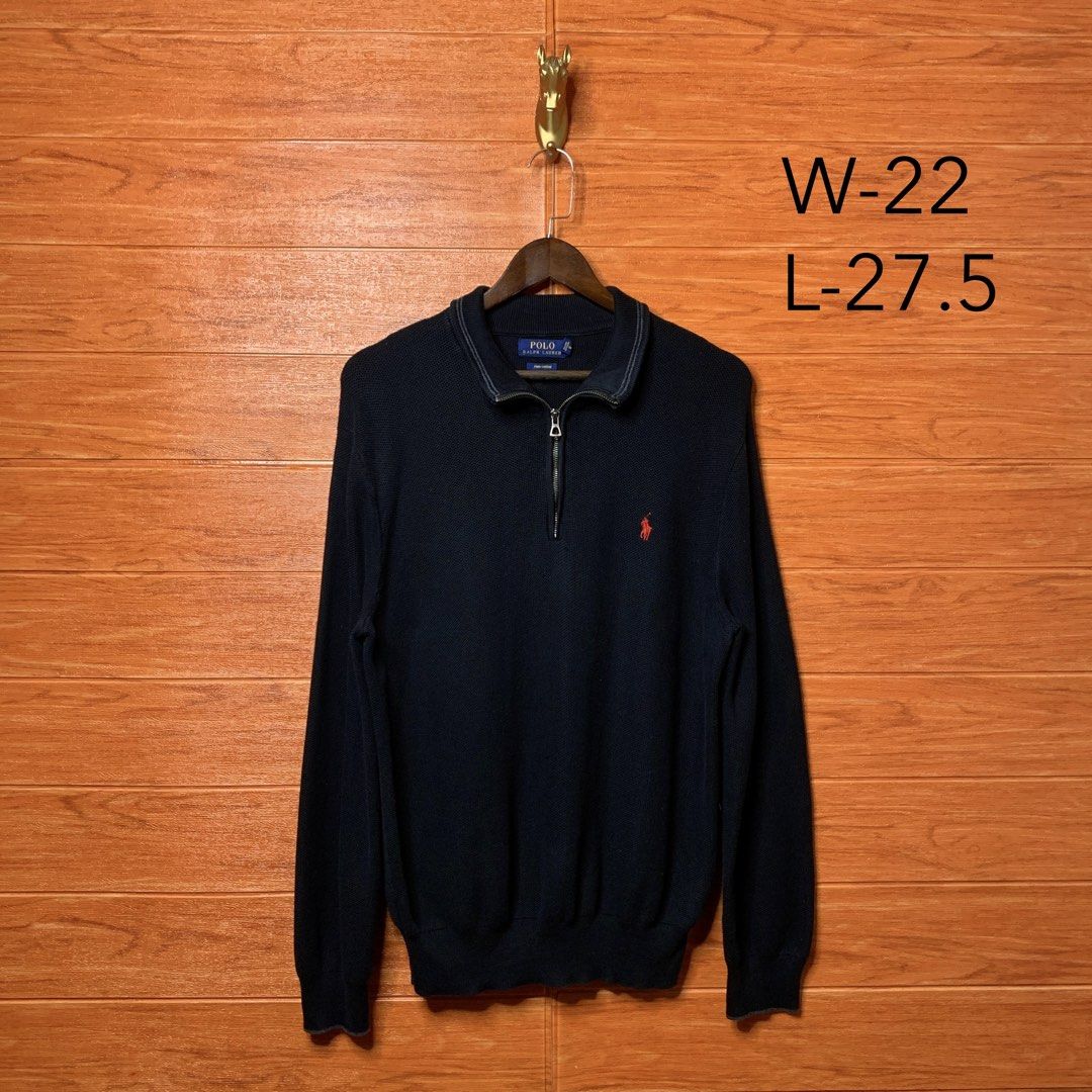 Ralph Lauren RL Pima Cotton Quarter zip (Category: Formal Shirts) located in Quezon City. Submitted by donklasiko (Listing ID 1465638256, Image 2). Description: Condition: 9.5+/10 Pristine condition Issue: non Refer to the dimension 🤗 PM FOR MORE DETAILS NO RETURN, NO EXCHANGE & NO REFUND! ✅I ALSO ACCEPT TRADE/SWAP TO ANYTHING JUST DROP YOUR OFFER Please manage your expectations, this is a secondhand item. What you see is what you get 😊 💵MOP: 