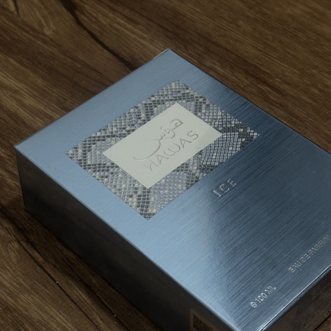 Rasasi Hawas Ice EDP (Category: Fragrance & Deodorants) located in Calamba. Submitted by dripparadise.archive (Listing ID 1465750511, Image 2). Description: Rasasi Hawas Ice EDP - 100 ML - 100% Authentic ( DNA of Paco Rabanne Invictus Aqua) .