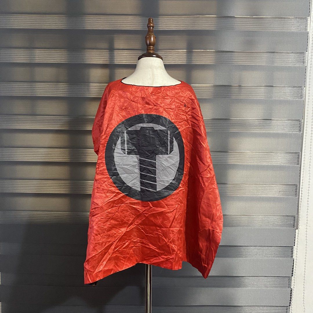 Red Thor Cape (Category: Babies & Kids Fashion) located in Caloocan City. Submitted by discusonlineshop (Listing ID 1465681280, Image 1). Description: 7-8 .