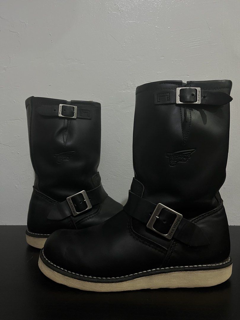 Red Wing - 2979 - Black Leather - Engineer Boots (Category: Boots) located in Taguig. Submitted by chicpicked (Listing ID 1465646461, Image 2). Description: Red Wing - 2979 - Black Leather - Engineer Boots Made in USA Authentic Used pair Still presentable 6 US 5 UK 24 CM 38 Euro 2,500.