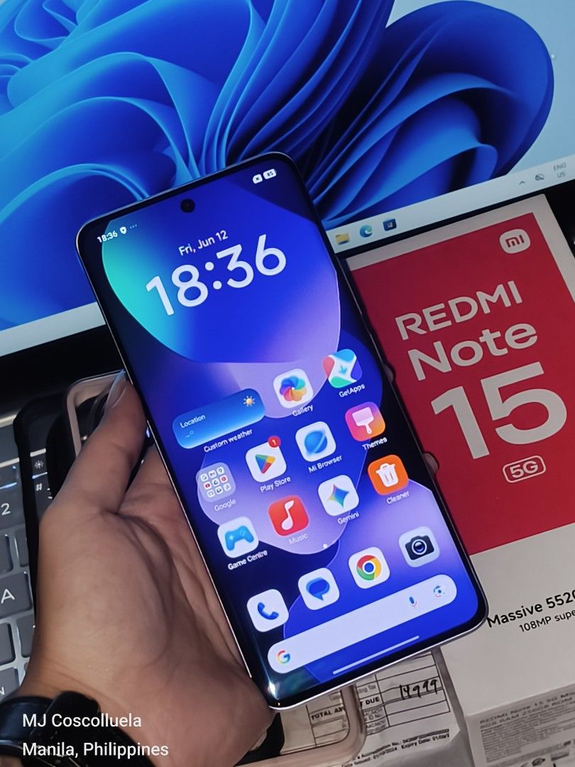 REDMI NOTE 15 5G | 256GB (Category: Xiaomi) located in Manila. Submitted by yramenaj_ryuji (Listing ID 1465747389, Image 1). Description: ‎🔥 REDMI NOTE 15 5G | 256GB | ₱10.5K ONLY! 🔥 SECONDHAND | NO ISSUE | NO REPAIR MAKINIS | GOOD AS NEW! SPECS: ‎UP TO 12GB RAM/256 ROM SNAPDRAGON 6 GEN 3 120HZ AMOLED 108MP CAMERA 300 MAX VOLUME | DOLBY ATMOS 5520MAH | MATAGAL MALOWBATT INCLUSIONS & FREEBIES: ‎UNIT W/ BOX ‎CHARGER (REPLACEMENT) ‎FREE CASES 3 DA