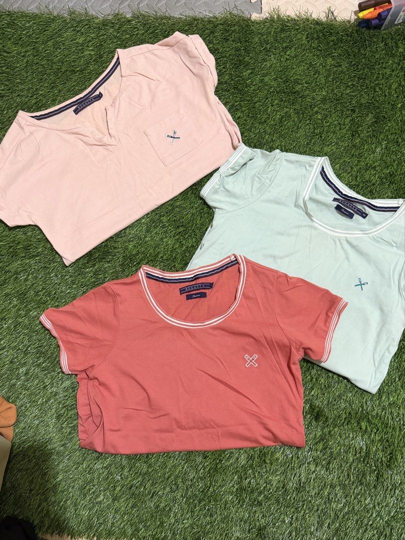 Regatta classics top (Category: Shirts) located in Bulacan. Submitted by solovedbyjel (Listing ID 1465705897, Image 1). Description: Hard to let go 🥲 with minimal washable issue lng ung light green.