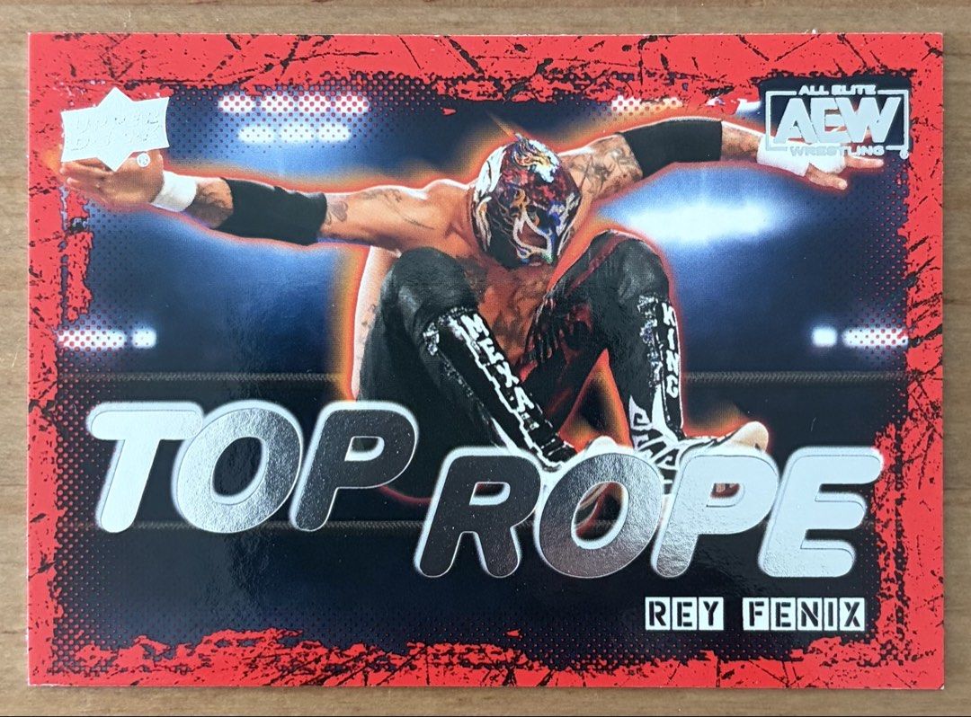 Rey Fenix | AEW Cards ~ Top Rope '21 (Category: Raw Singles) located in Makati City. Submitted by cardlab (Listing ID 1465662049, Image 1). Description: Items are 💯 authentic/original/legit. About The Card: • 2021 Upper Deck • Card No. TR-7 • Top Rope • First Edition FOR: • Cards ₱99 and below with Card Sleeves • Cards ₱100 and up with Used Toploader • ₱10 for Bnew Tops Packaging (If Shipping): ✔️ Plastic cover ✔️ Cardboard ✔️ Bubble wrap NOTE: 