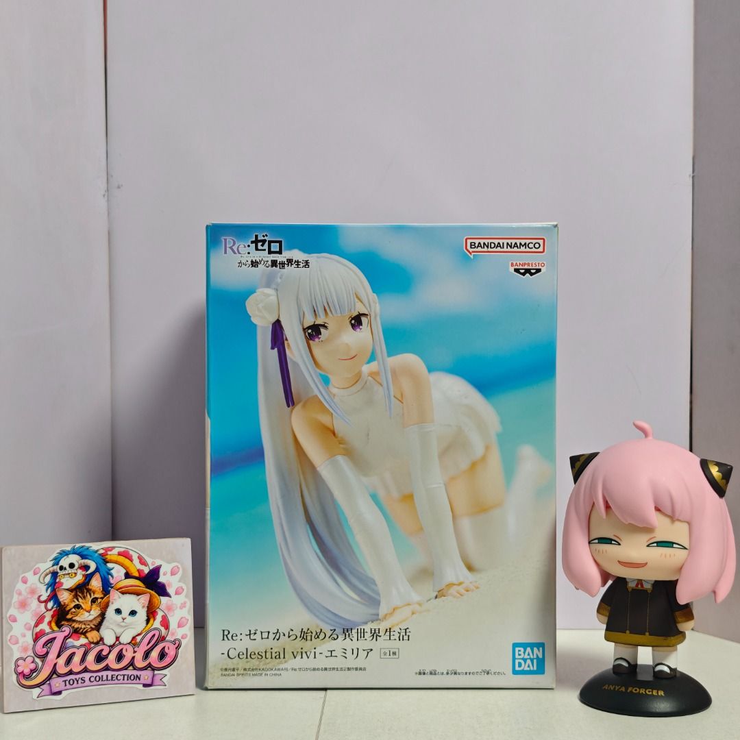 RE:ZERO CELESTIAL VIVI EMILIA (Category: Action & Battle Toys) located in Caloocan City. Submitted by jacolotoyscollection (Listing ID 1465742381, Image 1). Description: MIB CONDITION .
