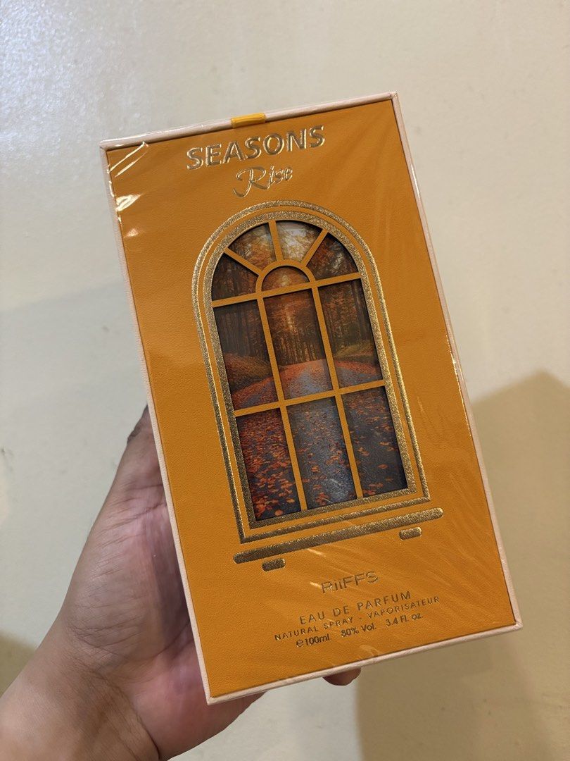 Riiffs Seasons Rise (Stronger With You Parfum) (Category: Fragrance & Deodorants) located in Manila. Submitted by cjfragrancehaus (Listing ID 1465685645, Image 1). Description: Riiffs Seasons Rise Sealed ✅Lalamove ✅Pickup ✅J&T 📍Near Jollibee/LRT Tayuman Sta Cruz Manila.