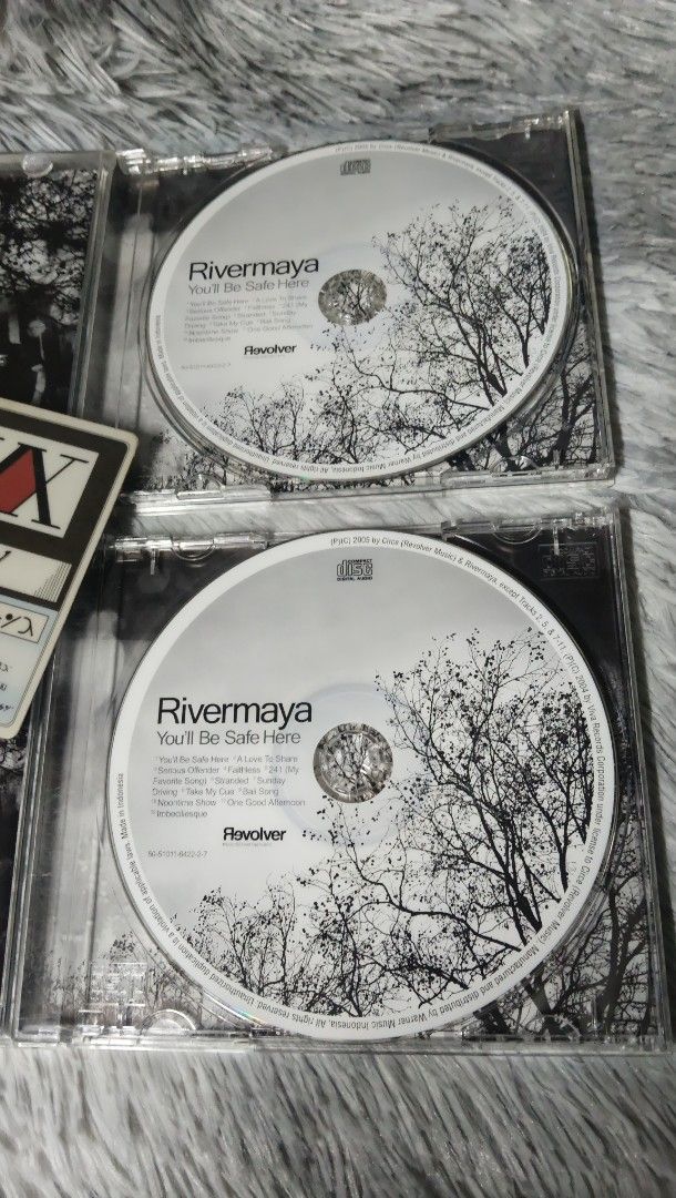 Rivermaya You'll Be Safe Here CD Album (Category: CDs & DVDs) located in General Mariano Alvarez. Submitted by greenyjean48745 (Listing ID 1465632371, Image 3). Description: - RARE Rivermaya - You'll Be Safe Here - 3500 each - Indonesian pressing - Revolver Music - J&T or Lalamove delivery .