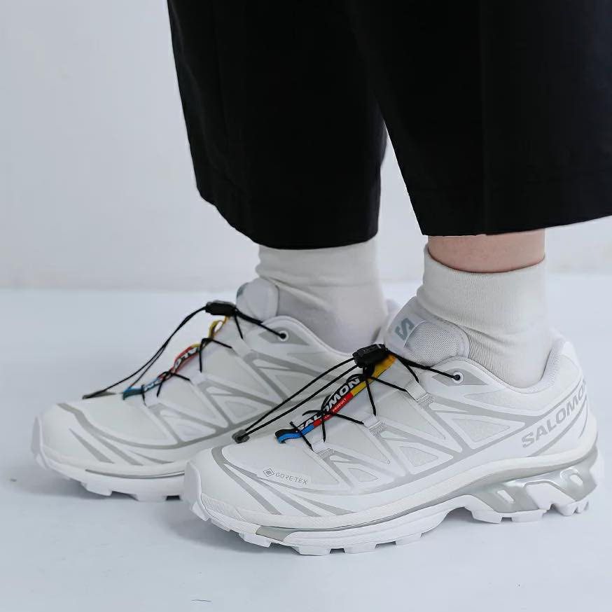 Salomon XT-6 Goretex “White Silver” (Category: Sneakers) located in Caloocan City. Submitted by clicknshop2nd (Listing ID 1465613811, Image 1). Description: Preorder (ETA 1 - 2 Weeks) DP Required Salomon XT-6 Goretex “White Silver” Sizes: US 7 - 9 M | US 5.5 - 10 W 10,999 Bulk 12,999 Each Guaranteed 💯% Authentic/Original Moneyback Guarantee If Proven Fake Ship Via JRS/J&T/Lalamove DM Us For Inquiries ❌ No Reservation | No Swap ❌ NO COD | NO COP 