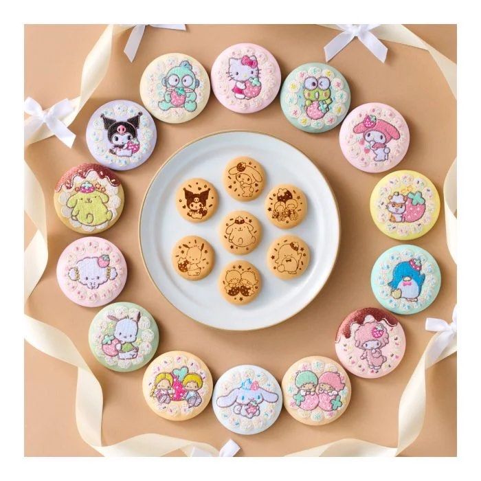 Sanrio 刺繡襟章餅乾第4彈 Sanrio Characters Embroidery Can Badge Biscuit vol 4 （分類：動漫角色周邊）位於 Hong Kong。 由 chloeetun 提交（商品編號 1465670461，圖片 1）。簡介： Patty & Jimmy $20（冇餅） 或優先換 Melody/ Cinamoroll/ Kuromi/ Little Twin Star/ 布丁狗 或換任何其他。