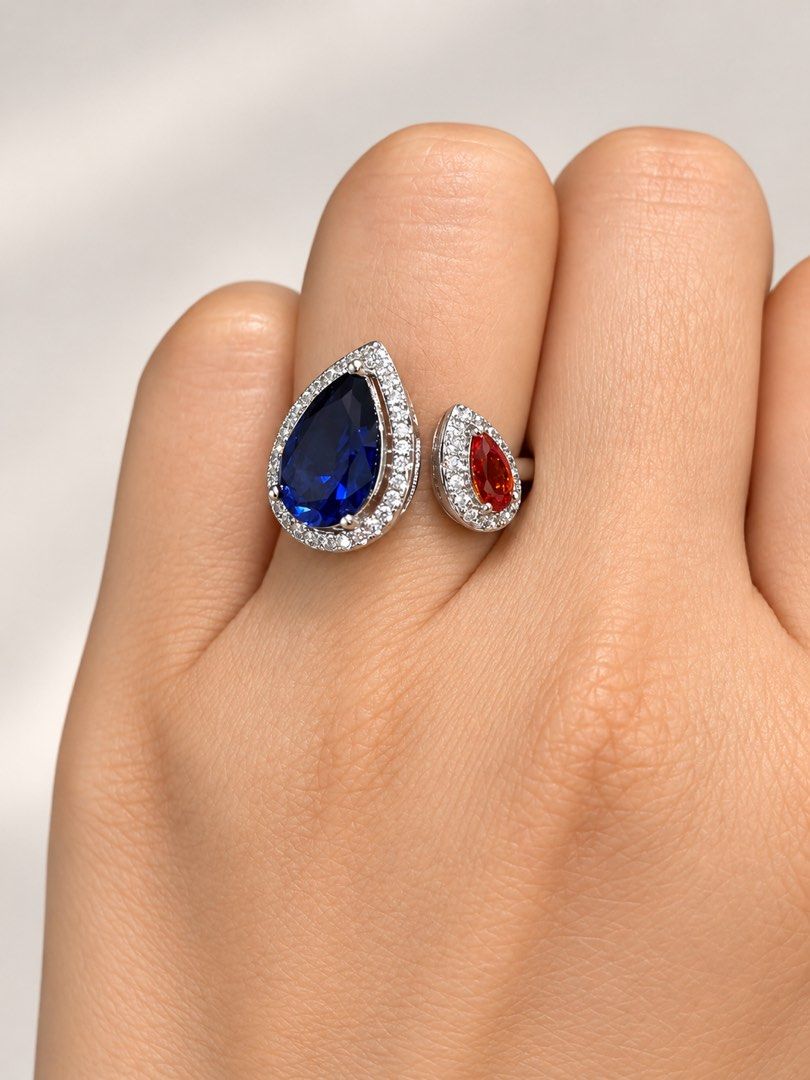 Sapphire Ring (Category: Hands & Nails) located in Manila. Submitted by theljccollection (Listing ID 1465638627, Image 3). Description: blue sapphire ring sterling silver.