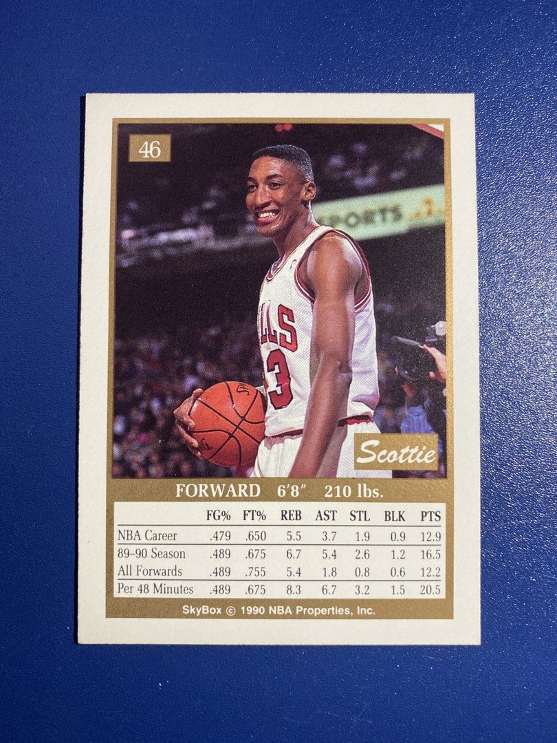 Scottie Pippen Skybox - #46 (Category: Raw Singles) located in Batangas. Submitted by hobbysyo (Listing ID 1465637825, Image 2). Description: Mop Gcash or Bpi Addl sf.