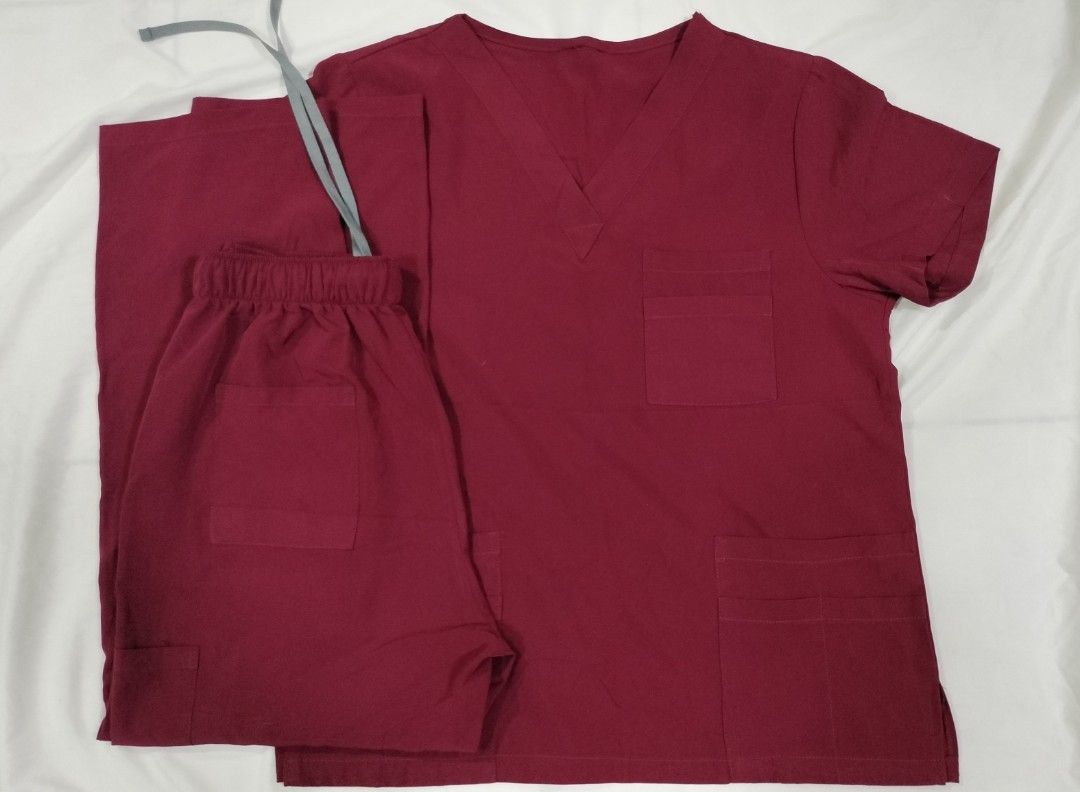 Second hand Scrubs (Category: Sets or Coordinates) located in Manila. Submitted by medspahan24888 (Listing ID 1465675040, Image 1). Description: FOR SALE! Second Hand Scrubs RED: WeNurse Scrubs - 200 pesos NAVY BLUE: NiaaHinn XS - 280 pesos Both in very good condition No broken zippers or tears 😊 RFS: Decluttering Please send DM for inquiries .