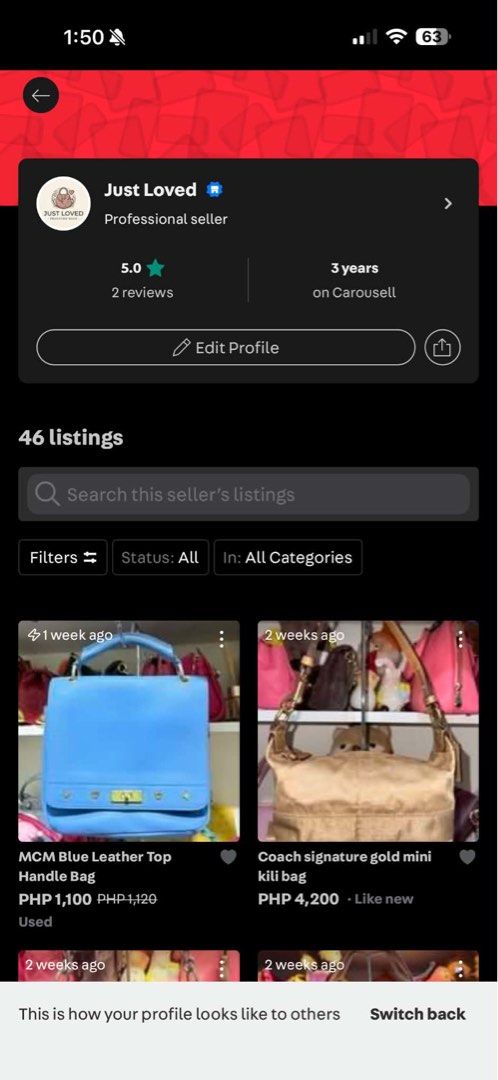 Second shop of Just Loved (Category: Announcements) located in Manila. Submitted by just_loved (Listing ID 1465746460, Image 1). Description: Please follow me with this account as my Just Loved Shop can't open. .