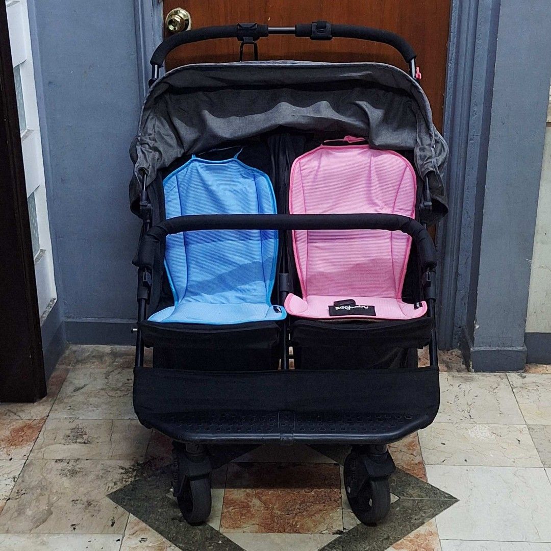 Seebaby Double / Twin Stroller (2 seater) (Category: Babies & Kids Fashion) located in Manila. Submitted by gadgetwiz1986 (Listing ID 1465624867, Image 1). Description: Original Seebaby.