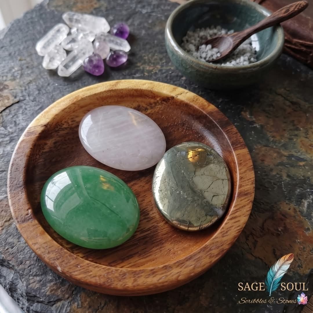 Polished Crystal Palm Stones (Category: Precious Stones) located in Manila. Submitted by sagesoulscribblesstones (Listing ID 1465653730, Image 2). Description: Ground your energy and enhance your meditation practice with our smooth, substantial palm stones. Designed to rest perfectly in the palm of your hand, these flat crystals are ideal companions for intention setting or keeping on your desk throughout the workday. ✨ Choose Your Intention: • R