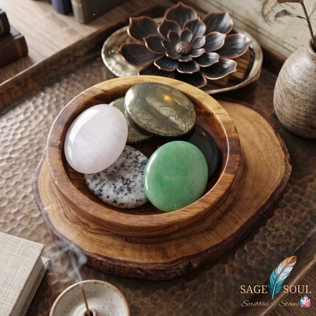 Polished Crystal Palm Stones (Category: Precious Stones) located in Manila. Submitted by sagesoulscribblesstones (Listing ID 1465653730, Image 1). Description: Ground your energy and enhance your meditation practice with our smooth, substantial palm stones. Designed to rest perfectly in the palm of your hand, these flat crystals are ideal companions for intention setting or keeping on your desk throughout the workday. ✨ Choose Your Intention: • R