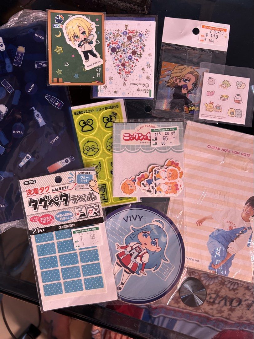 Set of Stationeries (Category: Other Stationery & Craft) located in Manila. Submitted by zscollectibles (Listing ID 1465712593, Image 1). Description: 🍀✨May individual posting/price✨🍀 Stickers, mini notebooks, facemask case, christmas card. Etc 🍀✨Please read before messaging. Thank you.✨🍀 ❗️No return no exchange. Actual item posted. ❗️No haggling. LP Posted. ❗️No cancellation once order confirmed and scheduled for shipping. ❗️J&T, or your cho