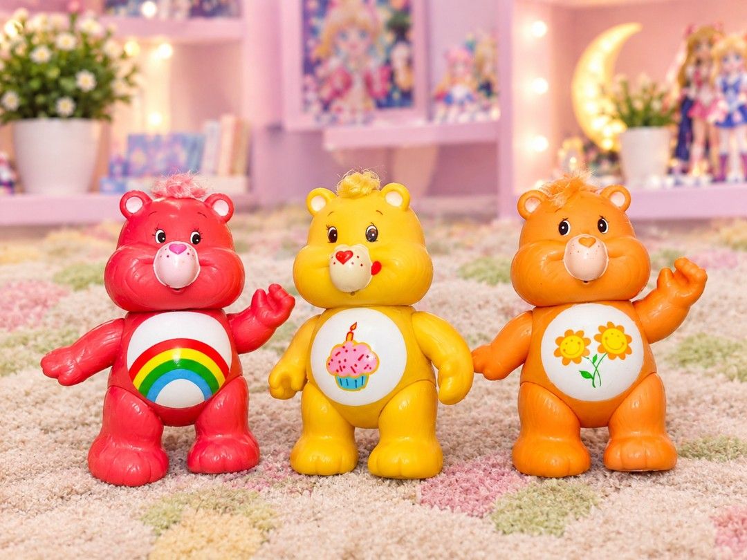 Set Vintage Care Bears (Category: Kids Toys) located in Pasig City. Submitted by ilovebarbie87 (Listing ID 1465631379, Image 1). Description: .