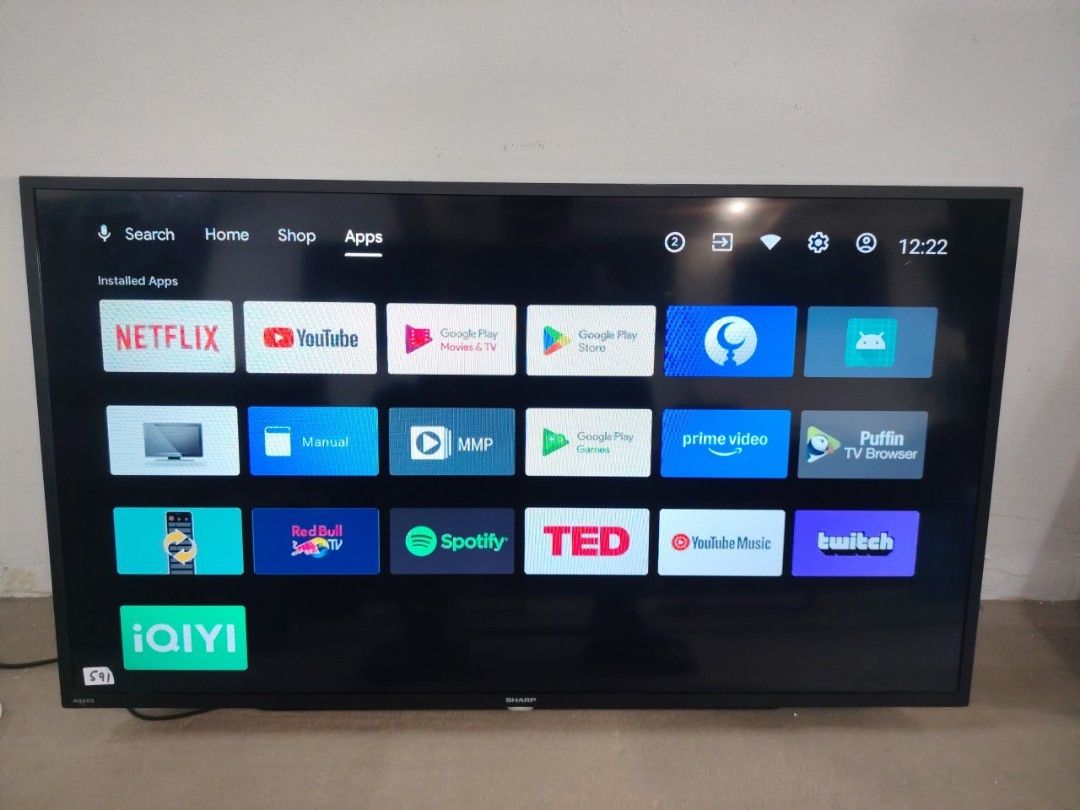 Sharp Android tv 42inch (Category: TV) located in Kuala Lumpur. Submitted by warmstone.62621e (Listing ID 1465637532, Image 2). Description: Second-hand Smart LED TV for sale. 0.1.4.9.2.6.6.0.7.6 Can connect WiFi (YouTube, Netflix, etc.) Comes with remote 📍 Location: Setapak https://share.google/J5zKyaU2fhNpHB698 🚚 Self pickup only.