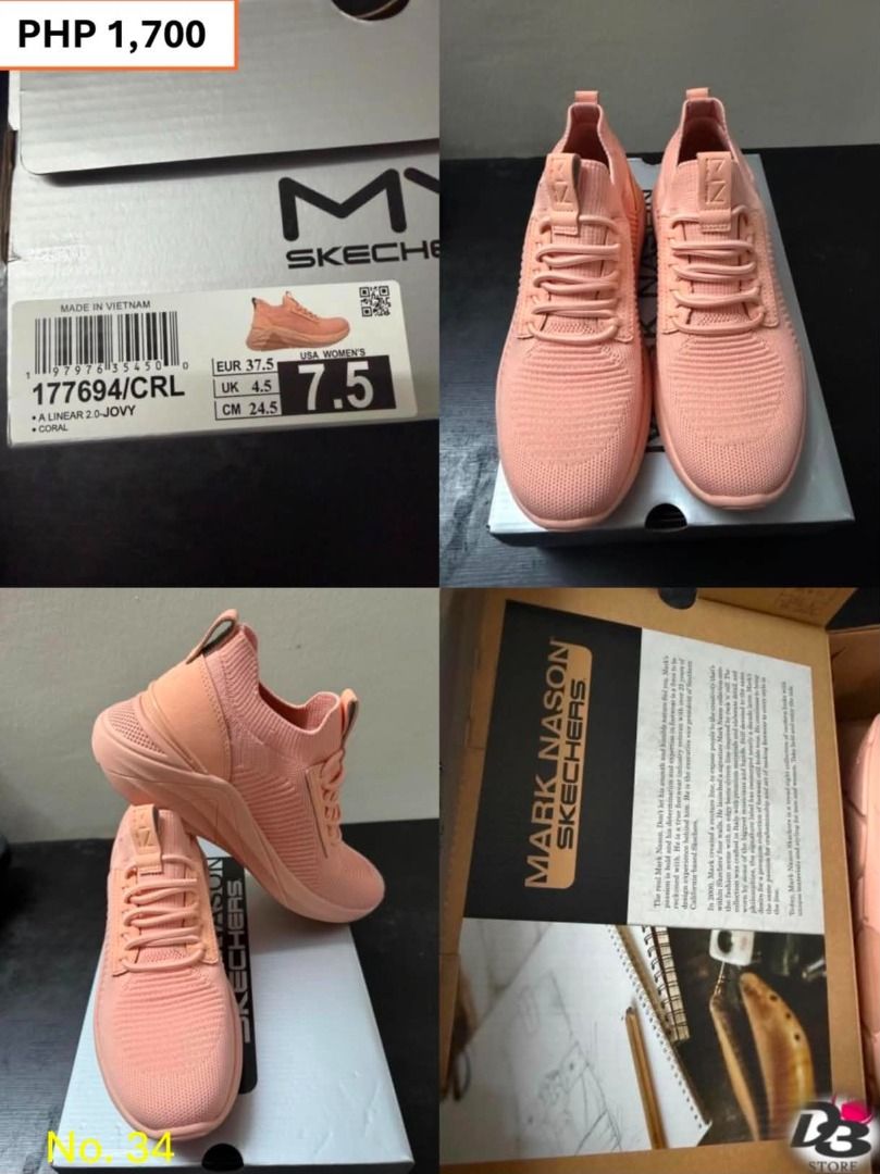 Skechers A Linear 2.0 Jovy Coral (Category: Sneakers) located in Minglanilla. Submitted by dthreestore (Listing ID 1465745224, Image 3). Description: ▪︎Php 1,700 ▪︎Brand New Authentic ▪︎Follow us on Facebook: D3 Store ▪︎Mode of Payment: Cash/Gcash 🚚 Maxim / J&T (Shipping fee will be shouldered by the buyer) 📍Meet-up (Minglanilla, Cebu) .