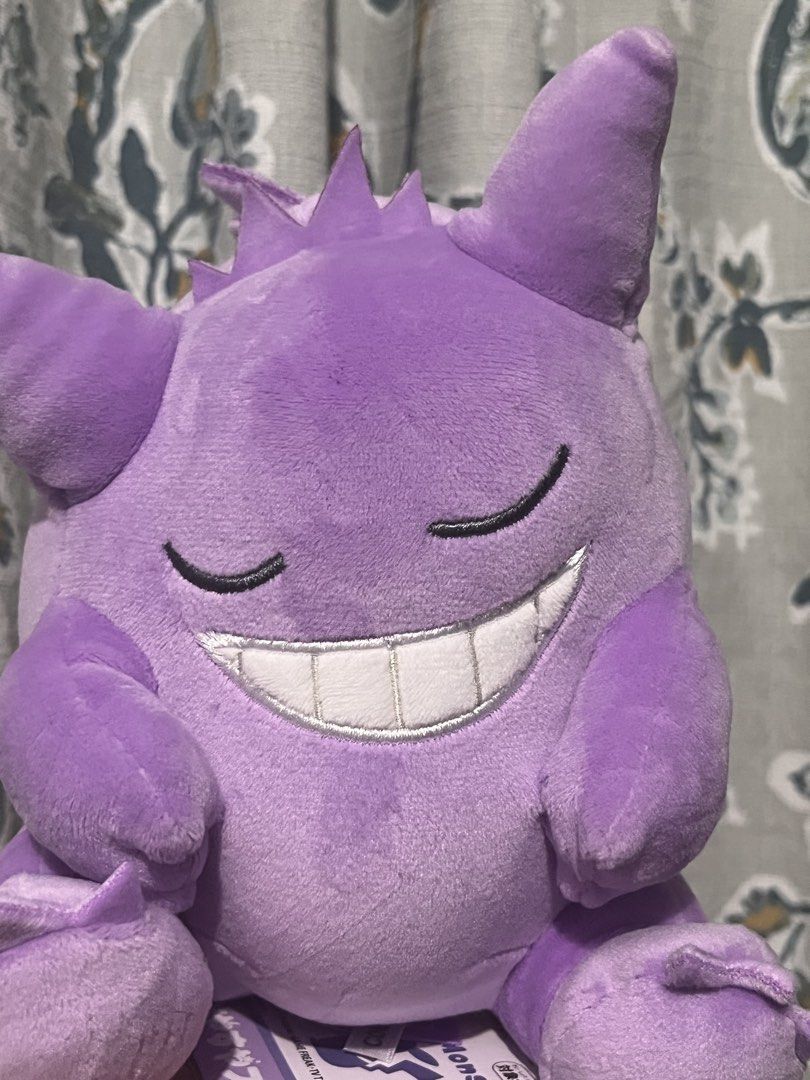sleeping gengar pokemon plush with tag (Category: Plushies & Soft Toys) located in Quezon City. Submitted by tilapiacat (Listing ID 1465673314, Image 1). Description: wysiwyg.