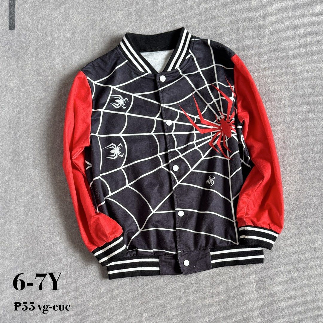spiderman kids jacket (Category: Babies & Kids Fashion) located in Baguio. Submitted by mapa_laku (Listing ID 1465619618, Image 1). Description: .