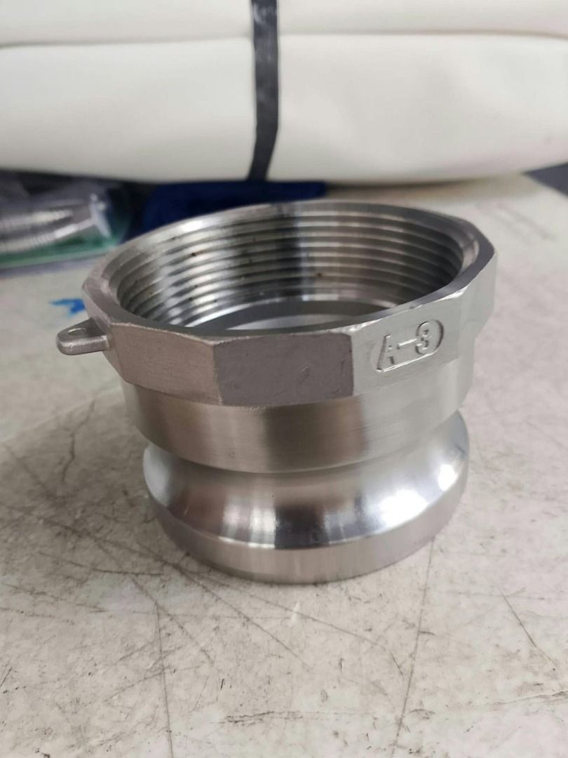 STAINLESS 316 CAMLOCK Specs: TYPE A 4" (Category: Construction Tools & Equipment) located in Manila. Submitted by 09171479278_elsie. (Listing ID 1465602557, Image 3). Description: STAINLESS 316 CAMLOCK Specs: TYPE A 4".
