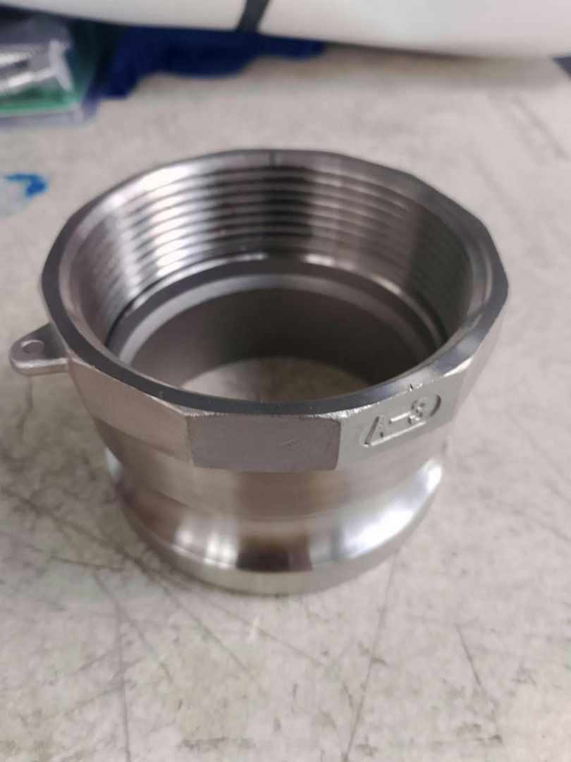 STAINLESS 316 CAMLOCK Specs: TYPE A 4" (Category: Construction Tools & Equipment) located in Manila. Submitted by 09171479278_elsie. (Listing ID 1465602557, Image 2). Description: STAINLESS 316 CAMLOCK Specs: TYPE A 4".