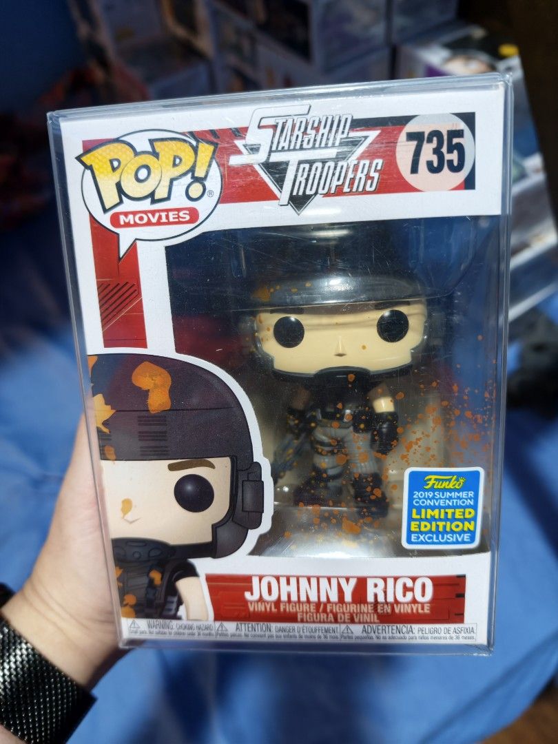 Starship Troopers Funko Pop (Category: Action & Battle Toys) located in Pasay City. Submitted by binostoyshop (Listing ID 1465681105, Image 1). Description: - Vinyl Figure - Comes in original packaging - Perfect for collectors and fans.