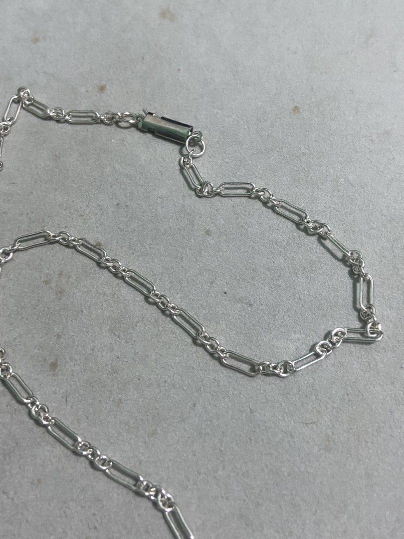 Sterling Silver necklace (Category: Jewelry) located in Binan City. Submitted by retroz_collections (Listing ID 1465753722, Image 3). Description: 24 inches length x 3mm width.