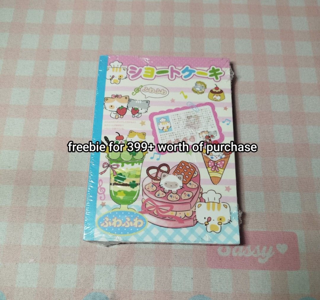 STICKER BOOKS FOR SALE (Category: Stationery & School Supplies) located in Manila. Submitted by unicore67 (Listing ID 1465640630, Image 3). Description: -Sold Individually -Price range: 69 - 119 PHP -24, 30, 40, 42, and 52 Sheets available -FREE KAWAII NOTEPAD FOR 399+ PURCHASE OF STICKER BOOKS - PM FOR DETAILS/INQUIRIES 📍Metro Manila, Valenzuela City MOP: Gcash MOD: Lalamove (shouldered by buyer).