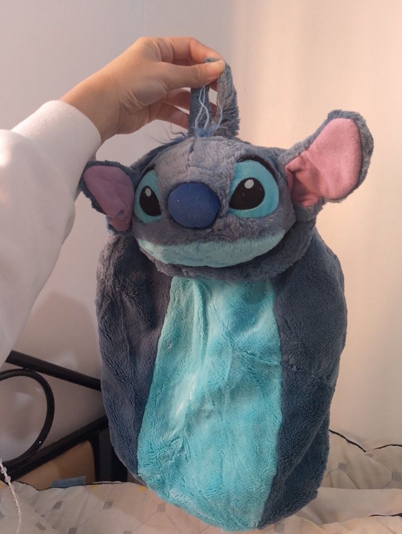 Stitch Plush bag (Category: Plushies & Soft Toys) located in Manila. Submitted by aacollect.ph (Listing ID 1465580458, Image 1). Description: .