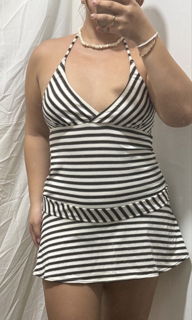 Stripes Black & White summer dress (Category: Bikinis & Swimsuits) located in Manila. Submitted by halsea (Listing ID 1465669896, Image 1). Description: l-xl no issue.