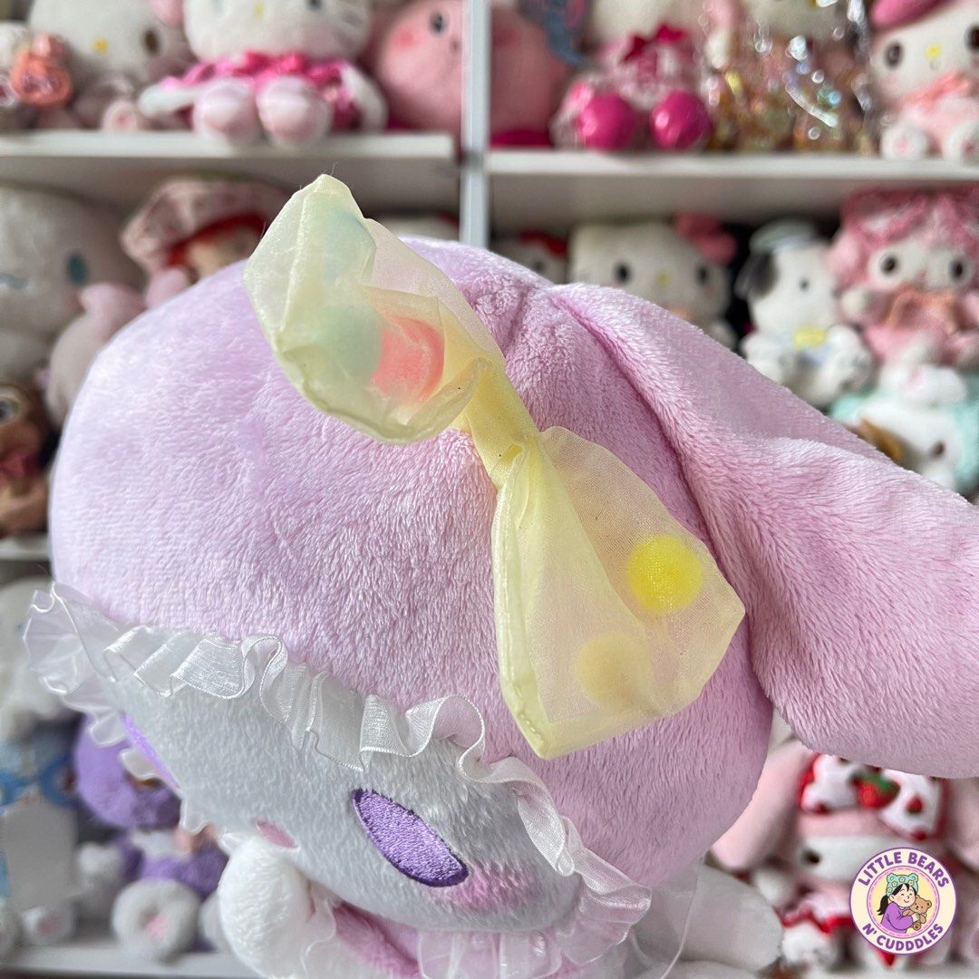 Sugar Party Melody Sanrio Plush (Category: Plushies & Soft Toys) located in Manila. Submitted by littlebearsncuddles (Listing ID 1465598458, Image 2). Description: 🏷️ With paper tag 🌸 10/10 condition 🌸 size: 12 inches 🌸 Without Issues 🍬 Brand: Sanrio.