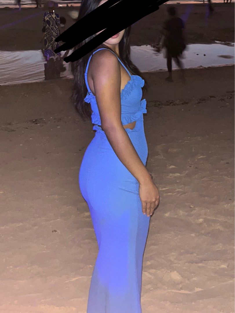Summer Blue Dress (Category: Dresses) located in Mandaluyong City. Submitted by yanna_02501 (Listing ID 1465672025, Image 3). Description: .