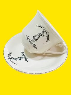 Milkmaid coffee shop cup and saucer., Toys & Collectibles, Memorabilia ...