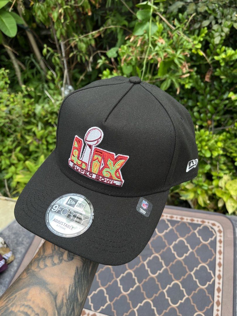 Superbowl aframe cap (Category: Activewear) located in Muntinlupa City. Submitted by mioky01 (Listing ID 1465648538, Image 3). Description: Brandnew Legit / original / authentic On hand/ ready to ship ✈️ Money back guarantee if proven fake 🙌 Fb page : 212 Muntinlupa 📩🔑.