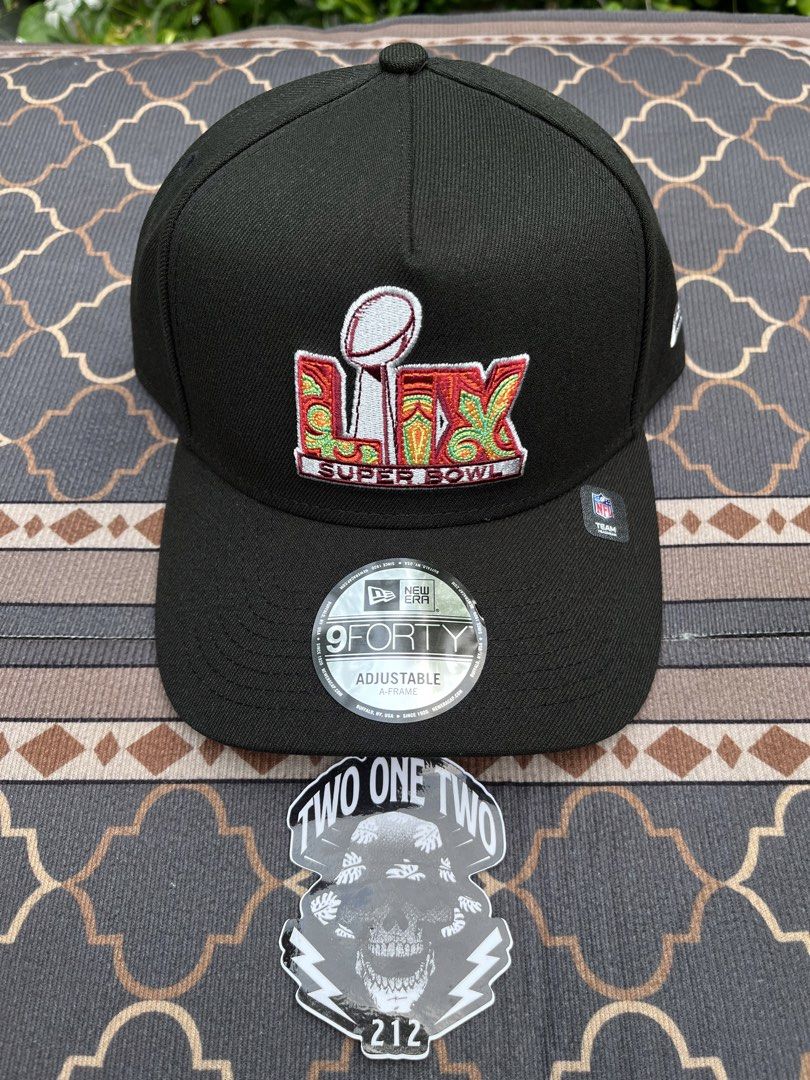Superbowl aframe cap (Category: Activewear) located in Muntinlupa City. Submitted by mioky01 (Listing ID 1465648538, Image 1). Description: Brandnew Legit / original / authentic On hand/ ready to ship ✈️ Money back guarantee if proven fake 🙌 Fb page : 212 Muntinlupa 📩🔑.