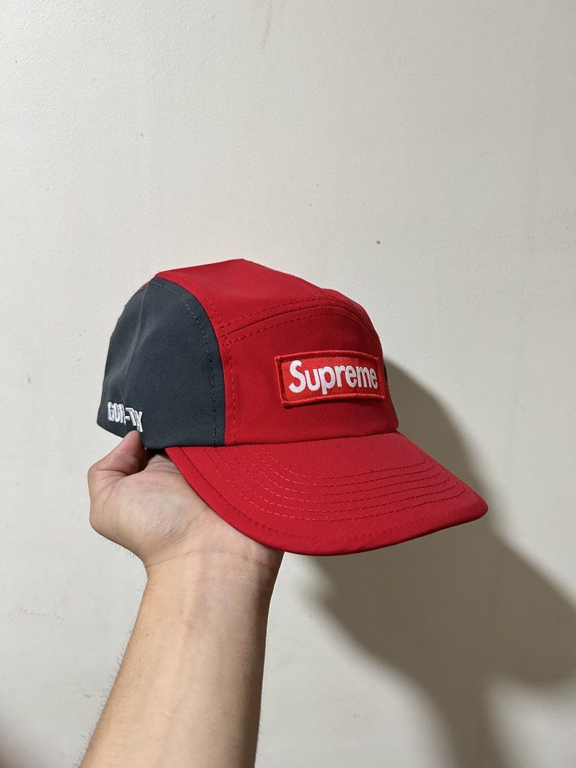 Supreme GoreTex Cap (Category: Caps & Hats) located in Manila. Submitted by blessed.drei (Listing ID 1465710875, Image 1). Description: Brandnew with Hangtag Included Adjustable Strap No Issues ₱500 + Shipping 📍 Deca Homes, Manila.