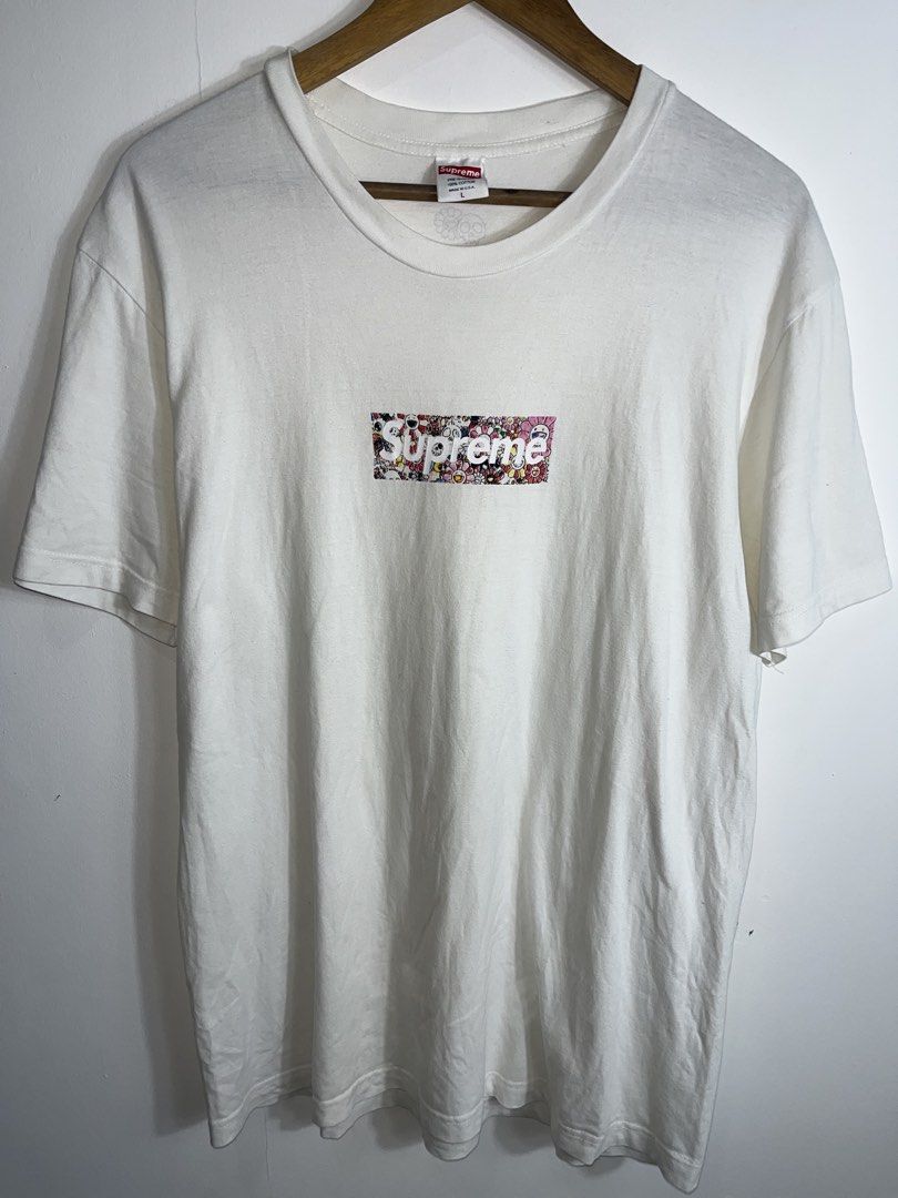 Supreme Takashi Murakami Large (Category: Tshirts & Polo Shirts ) located in Nasugbu. Submitted by janstuffs.ph (Listing ID 1465588830, Image 2). Description: Supreme x Takashi Murakami Size on tag: LARGE Dimension: 21"W x 29"L Best fit: LARGE Condition: 9.5/10 Prestine Flaw: None Mine: 880 Thankyou po 🫶💕.