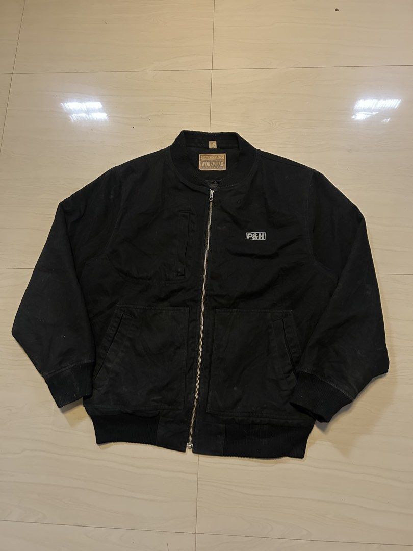Swingster Tough and Durable Workwear Bomber Jacket (Category: Coats, Jackets and Outerwear) located in Dasmarinas. Submitted by zn_upcldtrs (Listing ID 1465638788, Image 1). Description: - 26 W / 30 L - Heavy Workwear - Excellent Condi .