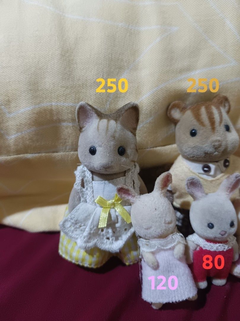 Sylvanian families (Category: Figurines & Statues) located in Victoria. Submitted by yannirose (Listing ID 1465692002, Image 2). Description: Sylvanian critters I'm hearing offers for the Rare hard to find horse (issues posted in the photos) -Negotiable J&T/Gcash.