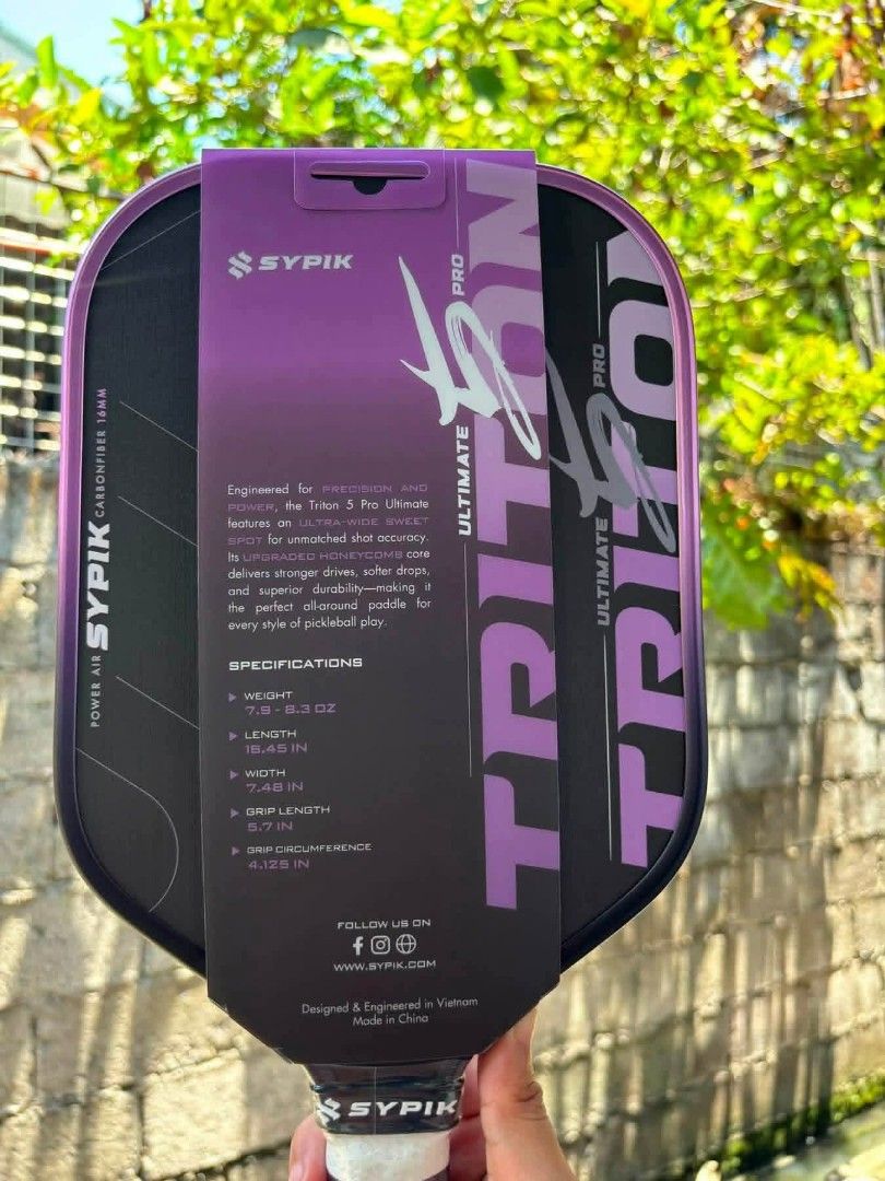 Sypik triton 5 (Category: Racket and Ball Sports) located in Lupon. Submitted by ktsplash11 (Listing ID 1465740251, Image 3). Description: Sypik Triton 5 Brandnew Guaranteed original 2 color available With free edge and grip tape 9500.