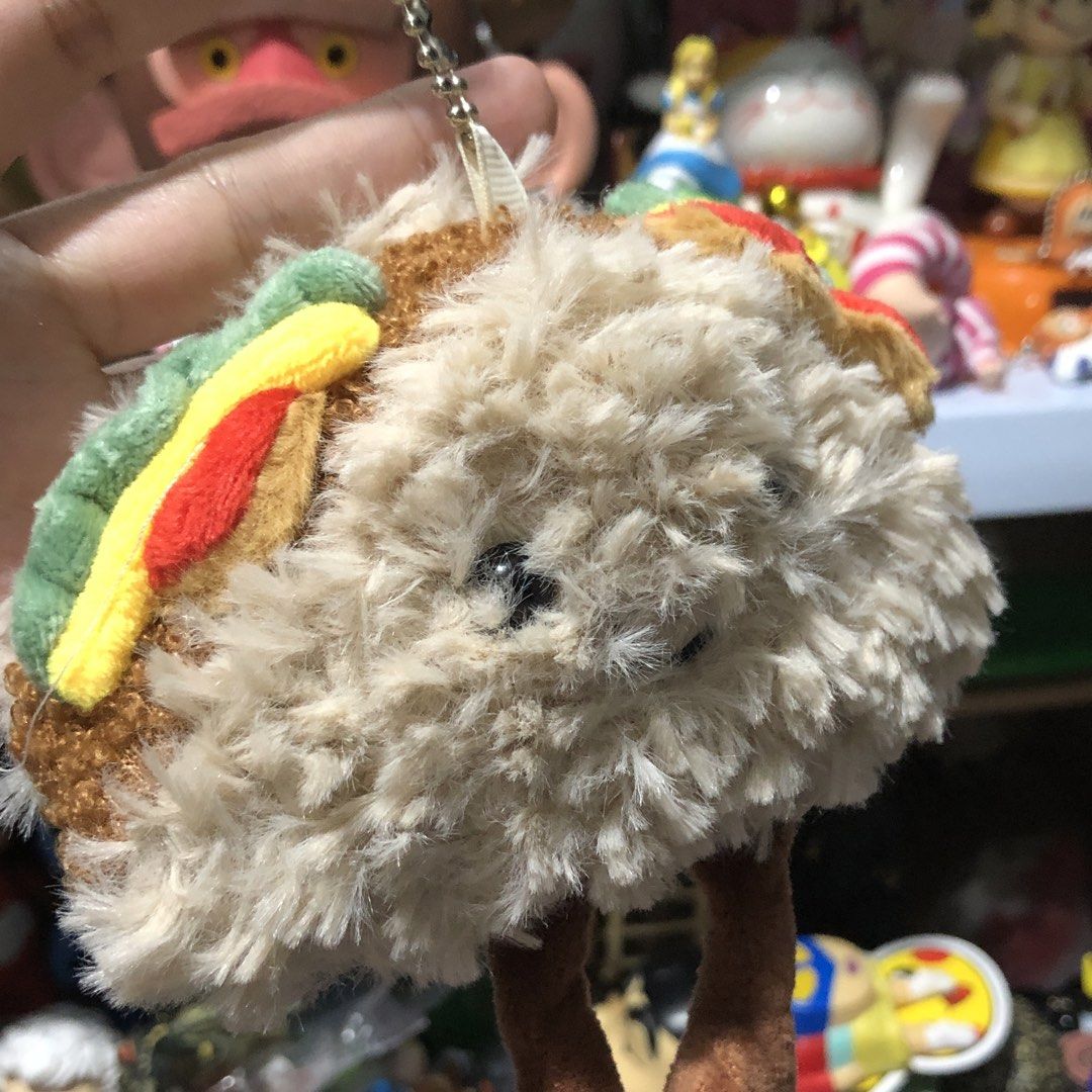 Taco Fun Keychain Cute Plush Charm (Category: Plushies & Soft Toys) located in Quezon City. Submitted by kitsune.treasures (Listing ID 1465652927, Image 3). Description: *First to pay policy! *1 day reservation only. Failure to pay on time, auto cancel. 📍Quezon City * MOD: J&T | Lalamove * MOP: GCASH | BPI 📦ON HAND AND READY TO SHIP! CONDITION: WHAT YOU SEE IS WHAT YOU GET. Dimensions: Kindly check the photos for the actual measurements. Please