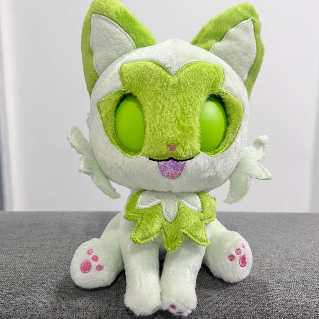 Talking Sprigatito Takara Tomy (Category: Plushies & Soft Toys) located in Lubao. Submitted by plushmate (Listing ID 1465709153, Image 2). Description: Interactive plush Battery operated It blinks and talk.