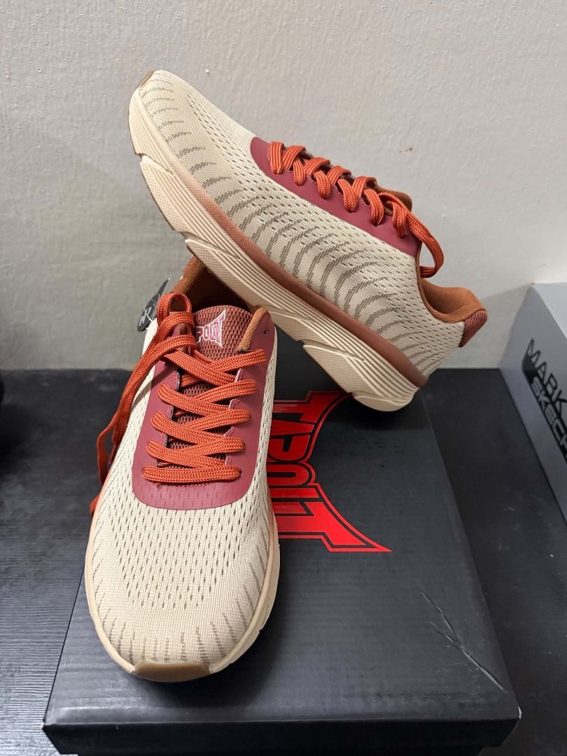 Tapout Beige Red Casual Sneakers (Category: Sneakers) located in Minglanilla. Submitted by dthreestore (Listing ID 1465746157, Image 2). Description: ▪︎Php 1,500 ▪︎Brand New Authentic ▪︎Follow us on Facebook: D3 Store ▪︎Mode of Payment: Cash/Gcash 🚚 Maxim / J&T (Shipping fee will be shouldered by the buyer) 📍Meet-up (Minglanilla, Cebu) .