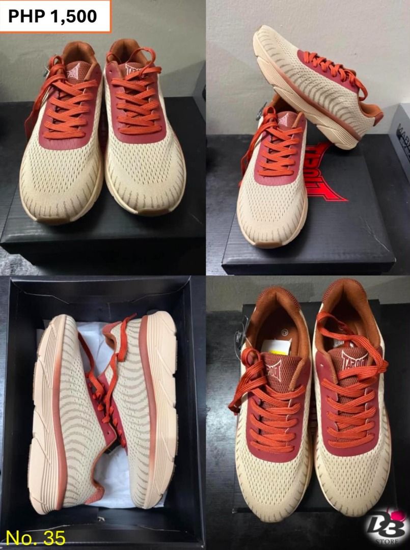 Tapout Beige Red Casual Sneakers (Category: Sneakers) located in Minglanilla. Submitted by dthreestore (Listing ID 1465746157, Image 3). Description: ▪︎Php 1,500 ▪︎Brand New Authentic ▪︎Follow us on Facebook: D3 Store ▪︎Mode of Payment: Cash/Gcash 🚚 Maxim / J&T (Shipping fee will be shouldered by the buyer) 📍Meet-up (Minglanilla, Cebu) .
